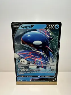 Kyogre V 037/159 Holo V Rare Crown Zenith Pokemon Near Mint - Image 1