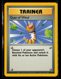 1999 Pokemon TCG Gust of Wind Base Set #093/102 - Image 1