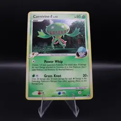 Carnivine G DP42 Diamond and Pearl Holo Black Star Promo English Pokemon TCG NM - Image 1