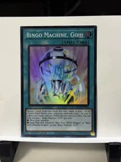 Bingo Machine GO!!! RA02-EN062 Super Rare 1st Edition - Image 1