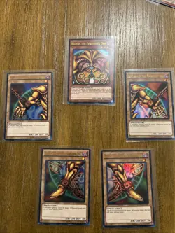 Exodia The Forbidden One Set YGLD. NEAR MINT - Image 1