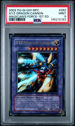 MFC-052 MAGICIAN'S FORCE XYZ-DRAGON CANNON PSA 9 - 1ST EDITION - 2003 YU-GI-OH! - Image 1