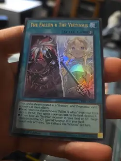 The Fallen & The Virtuous CH01-EN019 Ultra Rare NM Yugioh - Image 1