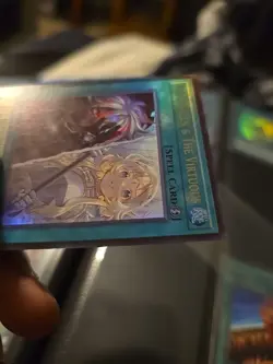 The Fallen & The Virtuous CH01-EN019 Ultra Rare NM Yugioh - Image 2