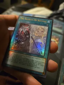 The Fallen & The Virtuous CH01-EN019 Ultra Rare NM Yugioh - Image 4