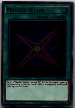 Malefic Divide Ultra Rare Duel Overload DUOV-EN044 LP - Image 1