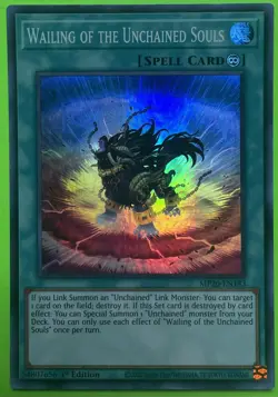Yugioh Wailing of The Unchained Souls MP20-EN183 Super Rare 1st Ed NM - Image 1