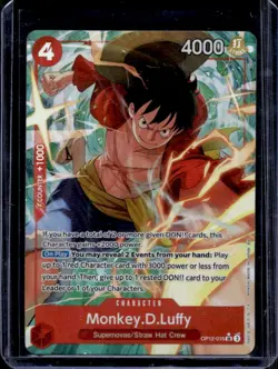 2025 One Piece Legacy of the Master Monkey.D.Luffy Alternate Art #OP12-015 - Image 1
