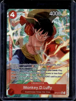 2025 One Piece Legacy of the Master Monkey.D.Luffy Alternate Art #OP12-015 - Image 1
