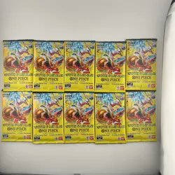 Lot Of 10 One Piece Booster Packs Sealed Adventure On Kami’s Island Bandai - Image 1