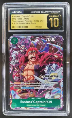 2024 ONE PIECE EUSTASS CAPTAIN KID PROMO P-067 CGC 10 PRISTINE E PT - Image 1
