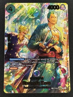 One Piece CCG Roronoa Zoro PRB02-006 (SP) Bubble Zoro 💎 - Image 1