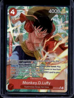 2025 One Piece Legacy of the Master Monkey.D.Luffy Alternate Art #OP12-015 - Image 1