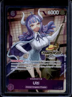 2025 One Piece Event Pack Vol 6 Ulti Championship Event Stamp #P-077 - Image 1