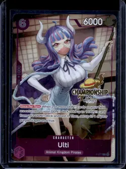 2025 One Piece Event Pack Vol 6 Ulti Championship Event Stamp #P-077 - Image 1