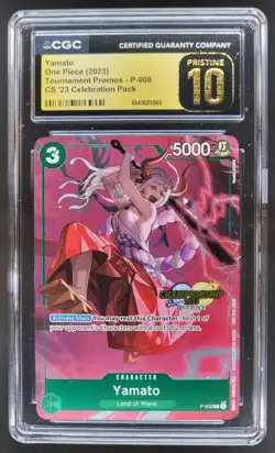 2023 ONE PIECE YAMATO PROMO P-008 CGC 10 PRISTINE E PT - Image 1