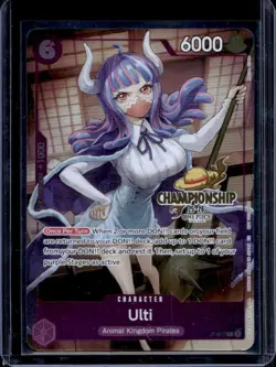 2025 One Piece Event Pack Vol 6 Ulti Championship Event Stamp #P-077 - Image 1