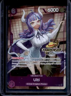 2025 One Piece Event Pack Vol 6 Ulti Championship Event Stamp #P-077 - Image 1