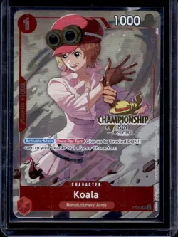 2025 One Piece Event Pack Vol 6 Koala Championship Event Stamp #P-069 - Image 1