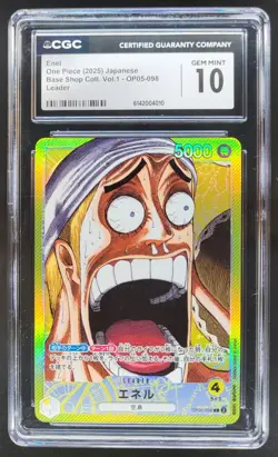 2025 ONE PIECE JP ENEL LEADER OP05-098 CGC 10 E PT - Image 1