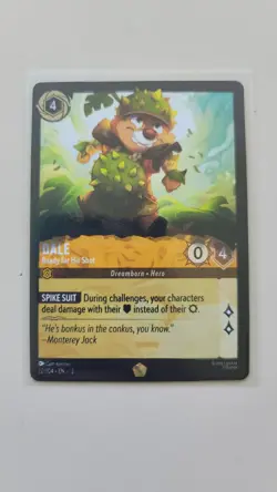 Dale Ready For His Shot Legendary 22/204 Non Holo Disney Lorcana Wilds Unknown - Image 1