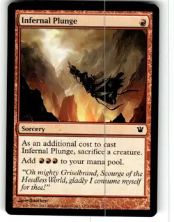 Innistrad Infernal Plunge MTG Magic the Gathering NM - Image 1