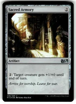 Foil - Sacred Armory - Magic the Gathering MTG Magic 2015 M15 - Image 1