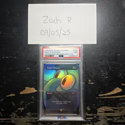 2025 Magic The Gathering SpongeBob Secret Lair Drop Nights Whisper Foil PSA 9 - Image 1