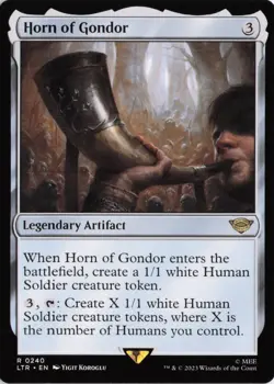 Horn of Gondor, #240, LTR , Reg, R - NM - Image 1