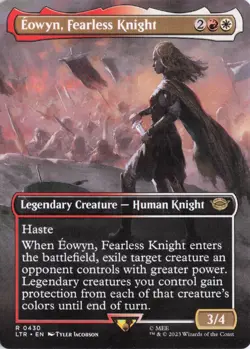 Eowyn, Fearless Knight (Borderless), #430, LTR , Reg, R - NM - Image 1