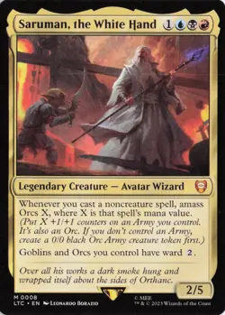 Saruman, the White Hand, #8, LTR , Reg, M - NM - Image 1