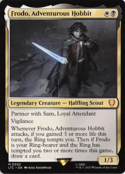 Frodo, Adventurous Hobbit, #2, LTR , Reg, M - NM - Image 1