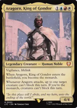 Aragorn, King of Gondor, #5, LTR , Reg, M - NM - Image 1