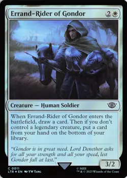 Errand-Rider of Gondor, #11, LTR, Foil, C - NM - Image 1