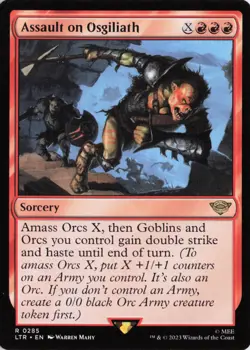 Assault on Osgiliath, #285, LTR , Reg, R - NM - Image 1