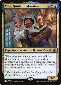 Volo, Guide to Monsters Foil - Adventures In The Forgotten Realms MTG-NM - Image 1