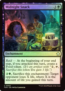 Midnight Snack (0065) - Foundations - Uncommon (Foil) - Image 1