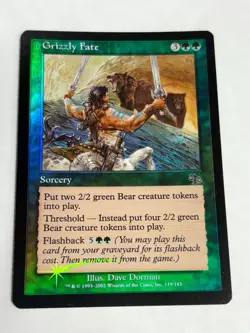 Judgment MTG FOIL Grizzly Fate Magic MTG Free Shipping! - Image 1