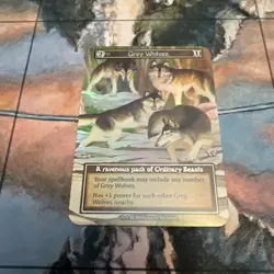 Grey Wolves - Alpha Ordinary Foil Sorcery: Contested Realm - Image 1
