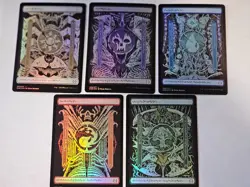 MTG - FOIL Phyrexian text Land Set - Phyrexia All Will Be One AWBO - Image 1