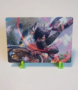 MTG Final Fantasy Art Series Dancer's Chakrams 24/53 GOLD SIGNED NM - Image 1