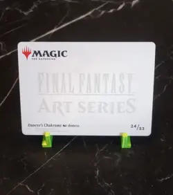 MTG Final Fantasy Art Series Dancer's Chakrams 24/53 GOLD SIGNED NM - Image 2