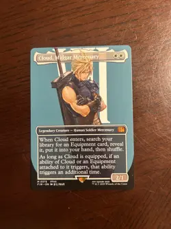 Magic: The Gathering (MTG) - Cloud, Midgar Mercenary (Borderless) - (FIN) - Image 1