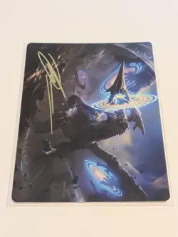 Art Series Yiazmat, Ultimate Mark GOLD STAMPED 7/53: Final Fantasy MTG (NM) - Image 1