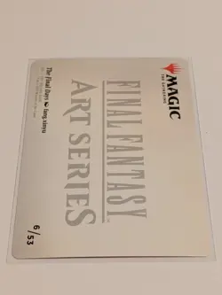 Art Series: The Final Days GOLD STAMPED 6/53: Final Fantasy MTG (NM) - Image 2