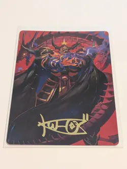 Art Series Golbez, Crystal Collector GOLD STAMPED 45/53: Final Fantasy MTG (NM) - Image 1