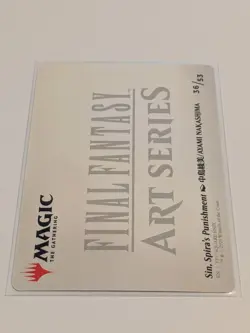 Art Series Sin, Spira's Punishment GOLD STAMPED 36/53: Final Fantasy MTG (NM) - Image 2