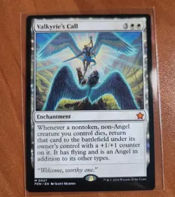 Magic MTG Valkyrie's Call FDN 0027 Regular Mythic - NM condition - Image 1