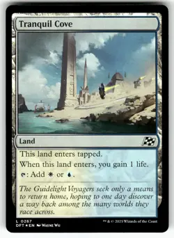 Tranquil Cove Land,Holographic Aetherdrift Magic: the gathering Near Mint - Image 1