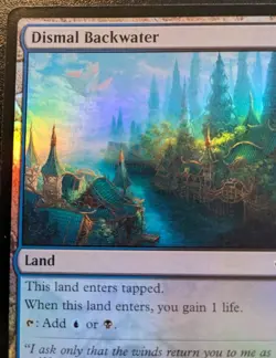 Dismal Backwater 0254 TDM Foil Land Tarkir: Dragonstorm Magic: The Gathering - Image 2